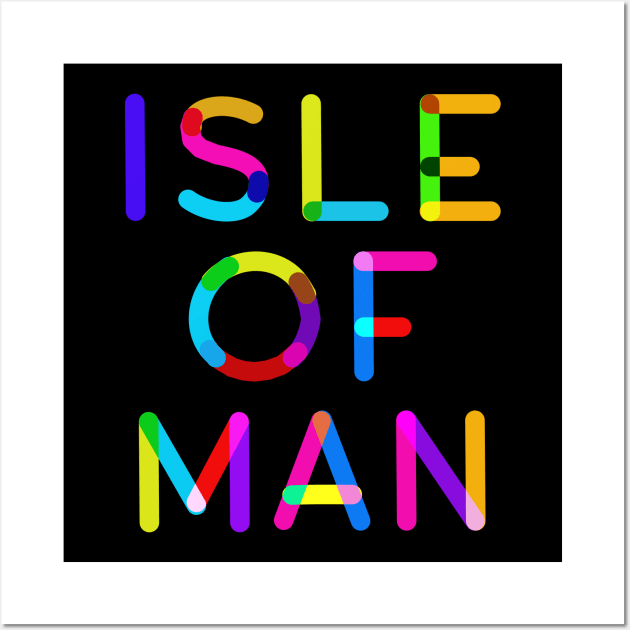 Colorful Isle of Man UK Wall Art by Alex Bleakley